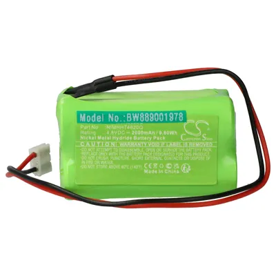 Produktbild von vhbw Akku Ersatz für ABM NIMHHT4820Q für Fluchtweg, Notfallbeleuchtung (2000 mAh, 4,8 V, NiMH)