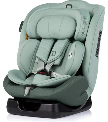 Productafbeelding van Chipolino kinderzitje Mondial i-Size (40-150 cm) met ligpositie, verstelbare hoofdsteun en groene veiligheidsgordels