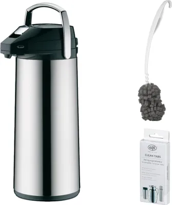 Image de alfi GETRÄNKESPENDER TT 3,0l stainless steel polished Edelstahl – Vorteilsset mit Reinigungsbürste CLEAN FIX 40 cm | HAN 987000300 | EAN 4002458070648