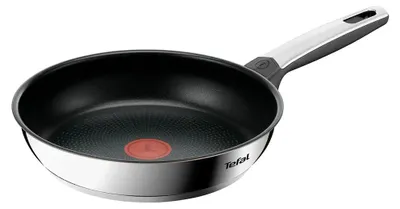 Produktbild von Tefal Emotion+ E3270444, Rund, Allzweckpfanne, Edelstahl, Edelstahl, Thermo-Punkt, Keramik, Elektro, Gas, Halogen, Induktion, Versiegelte Platte