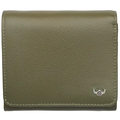 Immagine prodotto di Golden Head Pelle portafoglio Madrid RFID Protect Zipped Billfold Coin Wallet Olive oliva