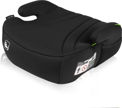 Produktbild von Lionelo Luuk i-Size - Sitzerhöhung, für Kinder ca. 6-12 Jahre, sicherer Kindersitz mit EPE-Schaumstoffpolsterung, Armlehne, abnehmbarer Bezug, schwarz