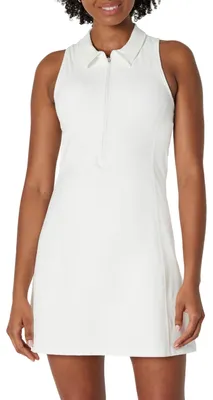 Produktbild von A. Essentials Damen Sportliches Anschmiegsames FormFlex-Tenniskleid, Lang, Weiß,