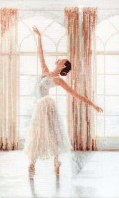 Immagine prodotto di Letistitch set punto croce "Ballerina ii"; schema di conteggio, 32x19cm