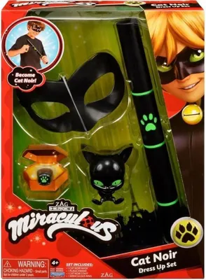 Produktbild von BANDAI - Miraculous Transformation Set - Cat Noir - Magisches Accessoire - Magisches Juwel - Kwami