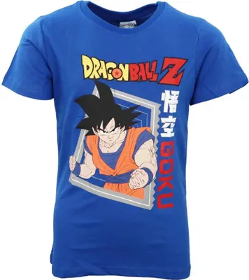 Produktbild von Anime Dragonball Super Goku Jungen kurzarm T-Shirt Shirt – Blau / 104