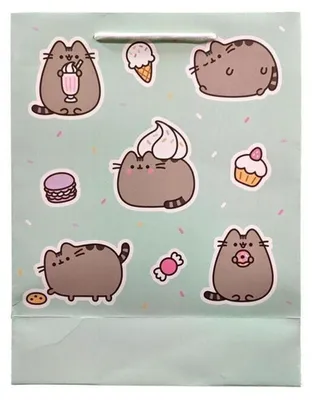 Imagen del producto de Pusheen Torba, caja de regalo verde, 33x26x12 cm, 12 unidades, modelo GBAG120A (paquete)