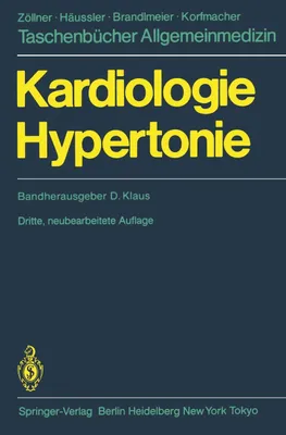 Kardiologie Hypertonie (Taschenbücher Allgemeinmedizin)Klaus, Dieter