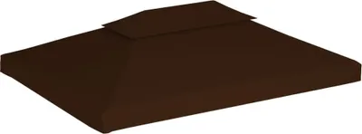 Immagine prodotto di Copertura Superiore per Gazebo a 2 Strati 310g/m² 4x3m Marrone