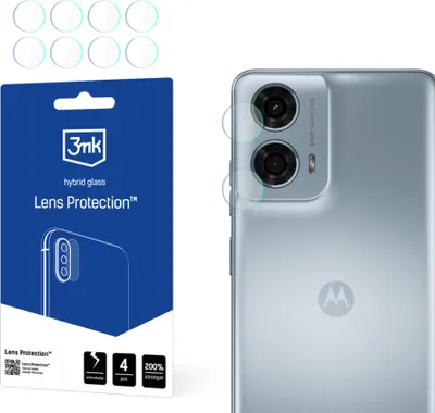 Produktbild von 3mk Hybridglas Lens Protection für Motorola Moto G24/G24 PowerKamera Objektiv Kameralinse  0,16mm 6H (4 Stück)
