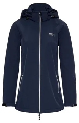 Produktbild von Nordberg RONDA - Softshell-Sommerjacke für Damen - Marineblau/Dunkelblau meliert - Größe XL