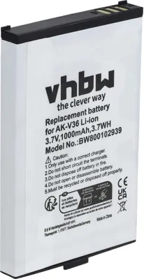 Produktbild von vhbw Akku kompatibel mit Emporia Elegance Premium, Elegance Premium V37, Elegance Handy Smartphone Senioren Telefon (1000 mAh, 3,7 V, Li-Ion)