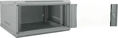 Produktbild von vidaXL Netzwerkschrank mit Speicher Grau 60 x 60 x 35 cm Stahl