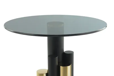 Produktbild von Beistelltisch Janifer 200 Gold / Grau