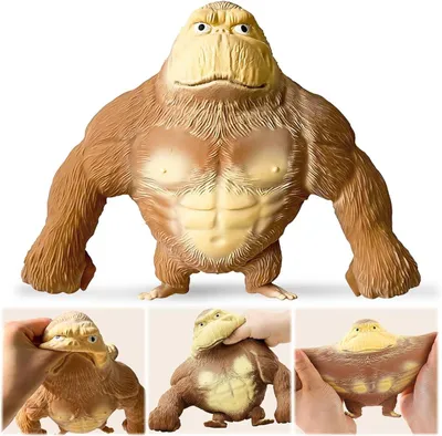 Imagen del producto de Juguete antiestrés con forma de gorila