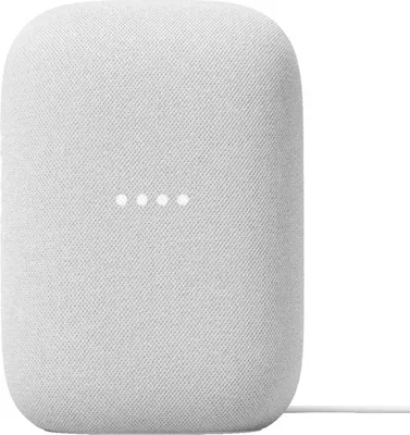 Produktbild von Google nest audio fabric chalk gray inteligentny głośnik z asystentem google assistant.
