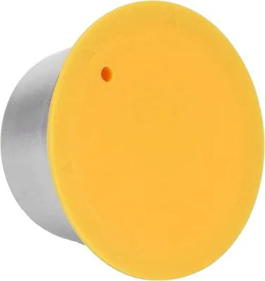Image de Filtre à café réutilisable en acier inoxydable - Jaune - pour cafetière