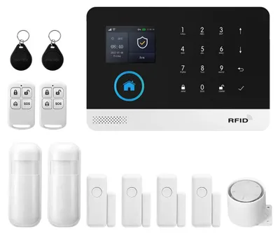 Produktbild von Alarmsystem, Smart-Home-Kompatibilität, Bewegungserkennung, 4G WLAN-Kit C, EU-Stecker