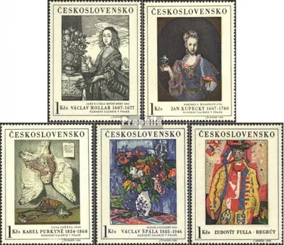 Produktbild von Briefmarken Tschechoslowakei 1966 Mi 1668-1672 (kompl.Ausg.) gestempelt Kunst