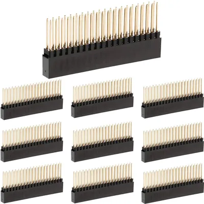 10 Stk. 40-Pin Stapelkopf 2,54 mm für Raspberry Pi A+/B+/2/3