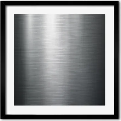 Produktbild von Bild - 50 cm x 50 cm - MDF - Rahmen, Wandkunst - Metall Hintergrund