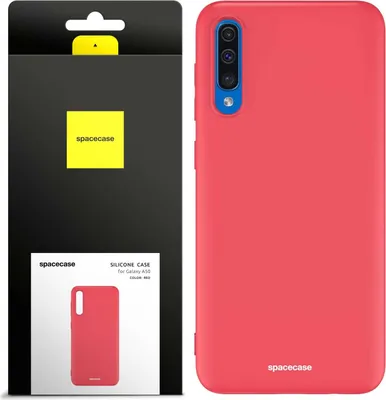 Produktbild von Spacecase Silikonhülle Galaxy A50 rot