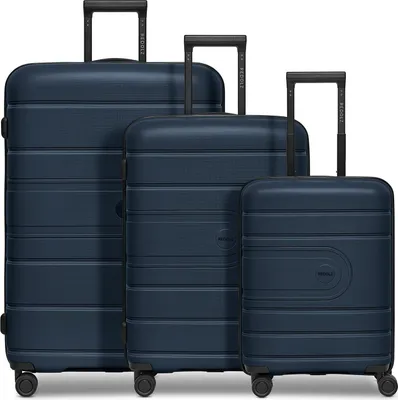 Image de REDOLZ trolley Essentials 11 Trolley Set 3 pièces Midnight Blue bleu marine 56cm