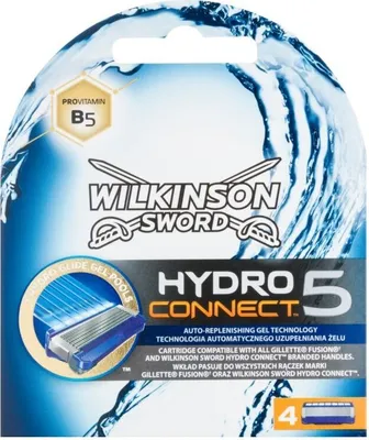 Produktbild von Wilkinson Sword Hydro 5 Connect Rasierklingen – 4 Stück