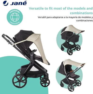 Universelles Sonnensegel mit UV-Schutz 50+ für Kinderwagen und Babysitz