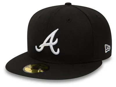 Produktbild von New Era Atlanta Braves Essential 59fifty Kappe Schwarz 7 1/4 Schwarz 7 1/4
