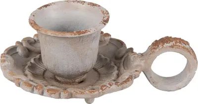 Image de Clayre & Eef Chandelier 9x6x4 cm Gris Fer