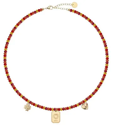 Immagine prodotto di Collana colorata con perline in acciaio Icones LJ3155