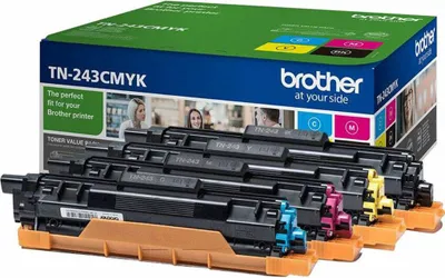 Zdjęcie produktu dla Toner Brother TN243CMYK kolorowy czarny żółty turkusowy magenta