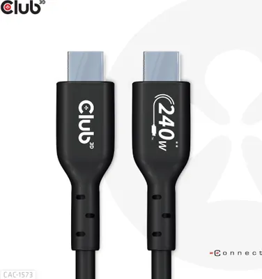 Obrázok produktu pre CLUB3D CAC-1573, 2 m, USB C, USB C, USB 2.0, 0,48 Gbit/s, Červená