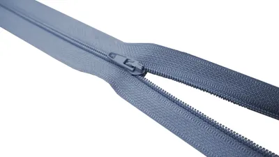 Produktbild von Reißverschluss Nylon 35 cm 20# Graublau
