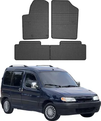 Immagine prodotto di 1996-2010 Citroen Berlingo tappetini in gomma nera 4 pz