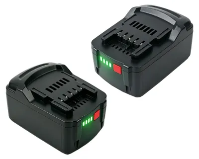 2x 5,0 Ah 18 V Akku, Li-Ion, Ersatz für Metabo 18V