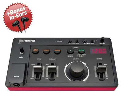 Obrázok produktu pre Efektový procesor Roland Aira E-4 pre spev + bonusové slúchadlá do uší