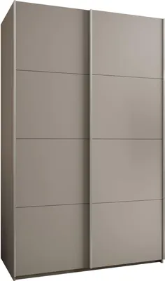 Produktbild von MEBLE KRYSPOL LUX 1 Kleiderschrank - 245,5x160x64cm - Kaschmir, Kaschmir, Silber