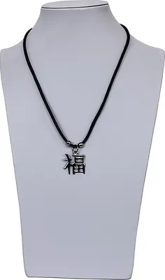 Produktbild von elegante Schmuckbüste Dekobüste Schmuckhalter Kettenhalter Kunstleder weiss H30
