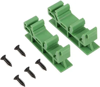 Image de 10 kits d'adaptateurs pour rails DIN C45 avec supports de montage de 35 mm