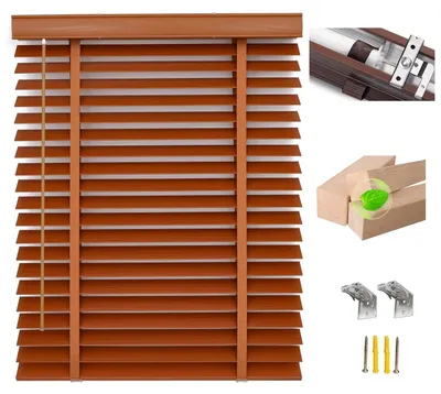 Imagen del producto de Persianas de madera maciza para uso interior