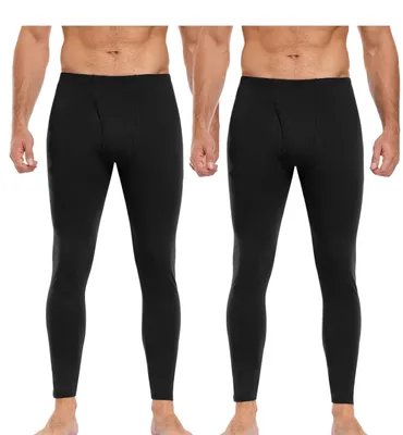 Image de Ensemble de sous-vêtements thermiques pour hommes en coton