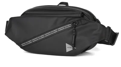 Produktbild von Unisex-Bauchtasche, Modell Erevan Prime, Schwarz, aus Polyester, lässiger Stil, mit Reißverschluss