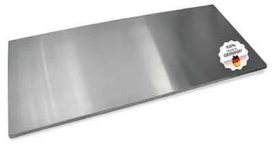 Produktbild von Arbeitsplatte aus Edelstahl 1100x500x20mm