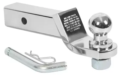 Imagen del producto de Adaptador para enganche de remolque, compatible con vehículos estadounidenses, 5 cm