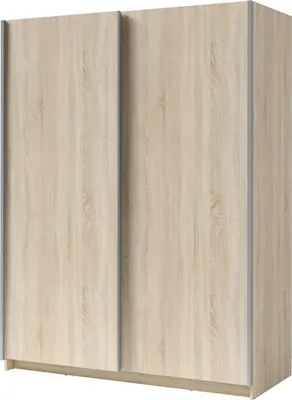 Produktbild von Schlafzimmer Schwebetürenschrank mit 150 cm Breite in Eiche mit 2 Schwebetüren - GRENOBLE-166