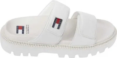 Zdjęcie produktu dla Klasyczne sandały damskie Tommy Jeans EN0EN02560 YBL Kolor: Beżowy Rozmiar: 39