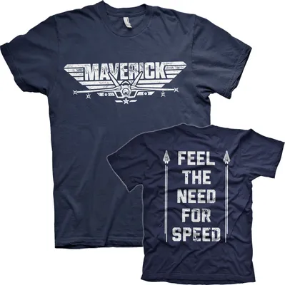 Produktbild von Top Gun Maverick - Need For Speed T-Shirt - X-Large - Navy