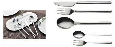 Immagine prodotto di Forchetta per dolci Esmeyer "Silke", set da 12, in acciaio inossidabile 18/0 lucido, lavabile in lavastoviglie, lunghezza: 198 mm - 1 pezzo (142-159)